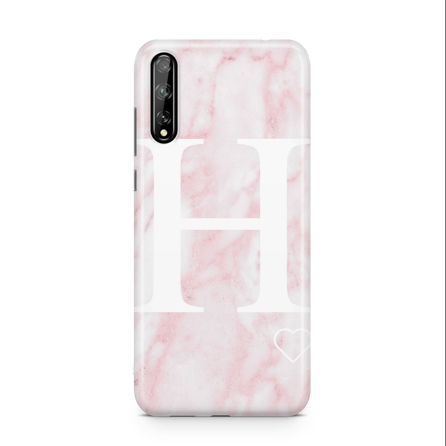 Blush Marble Custom Initial Personalised Huawei Enjoy 10s Phone Case