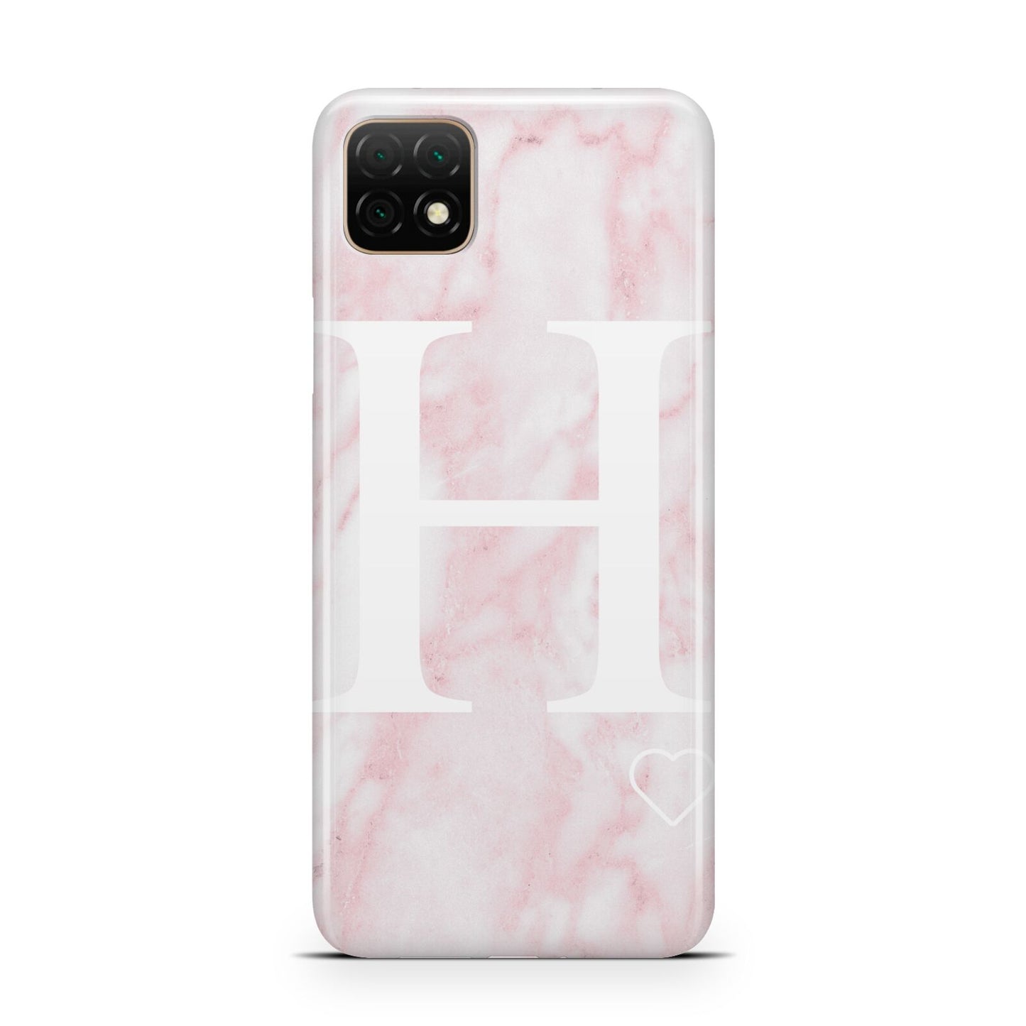 Blush Marble Custom Initial Personalised Huawei Enjoy 20 Phone Case