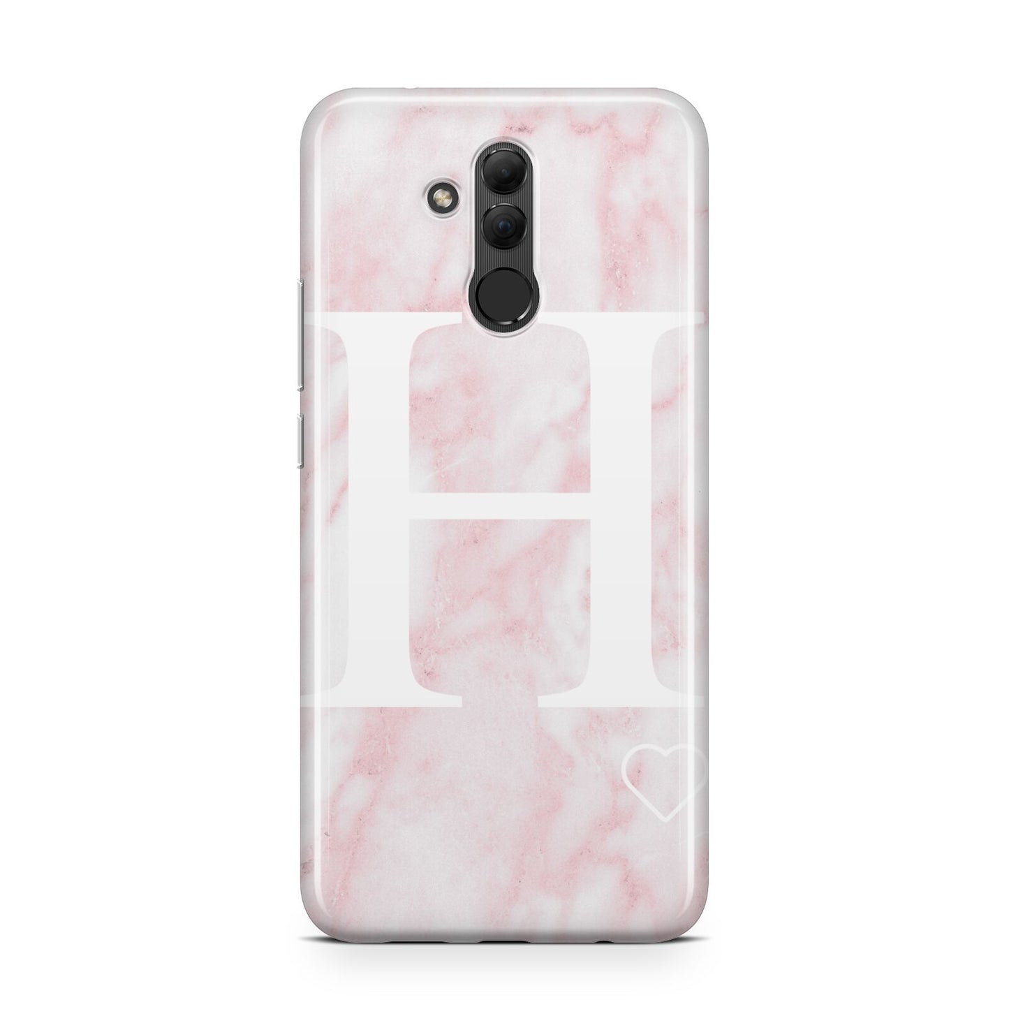 Blush Marble Custom Initial Personalised Huawei Mate 20 Lite