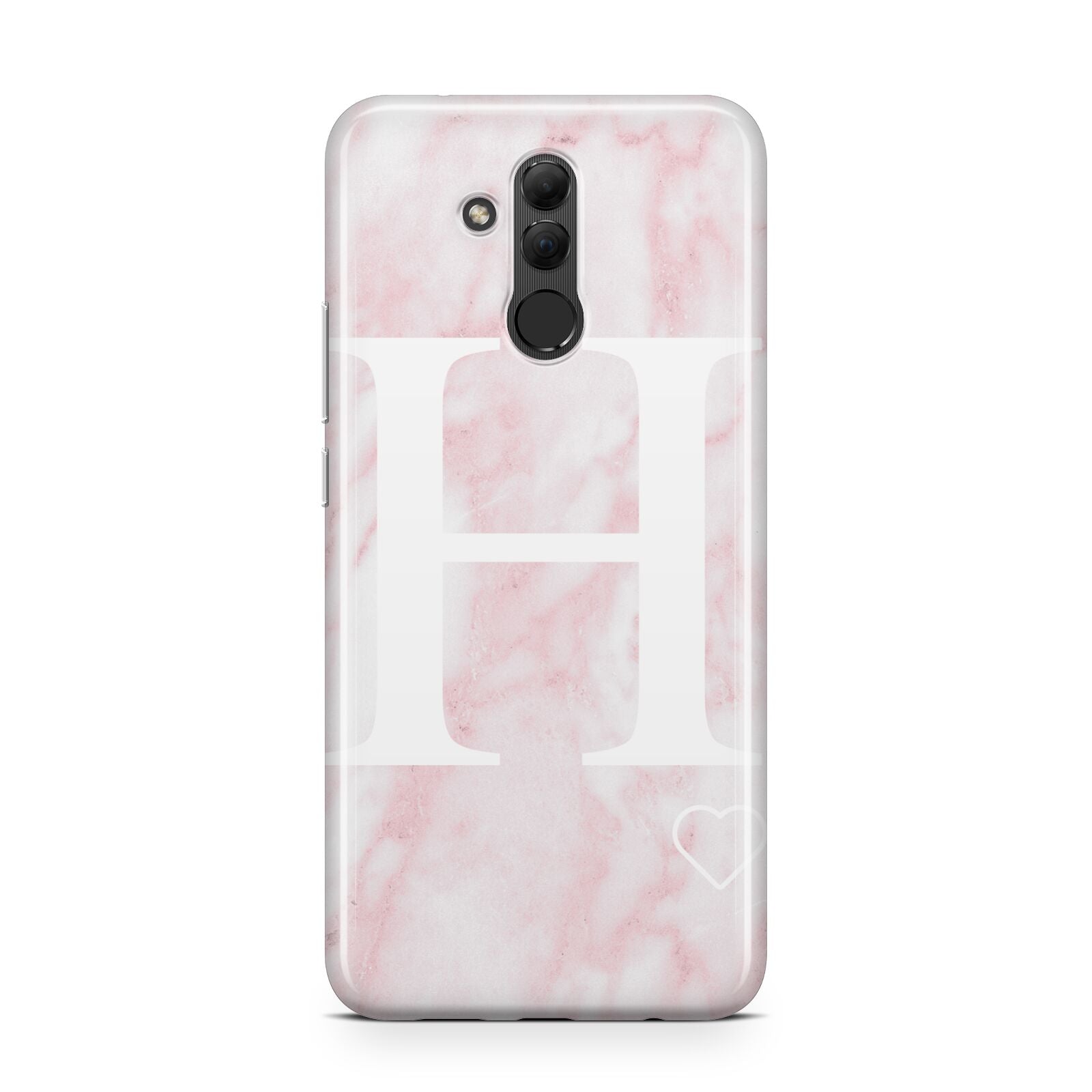 Blush Marble Custom Initial Personalised Huawei Mate 20 Lite