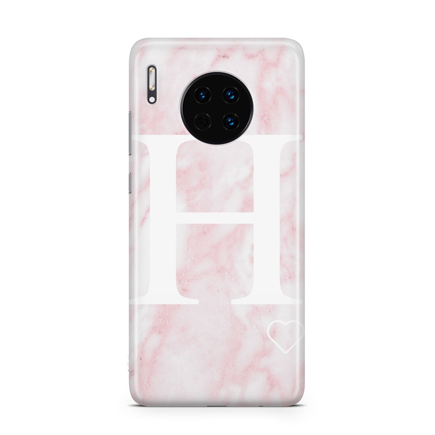 Blush Marble Custom Initial Personalised Huawei Mate 30