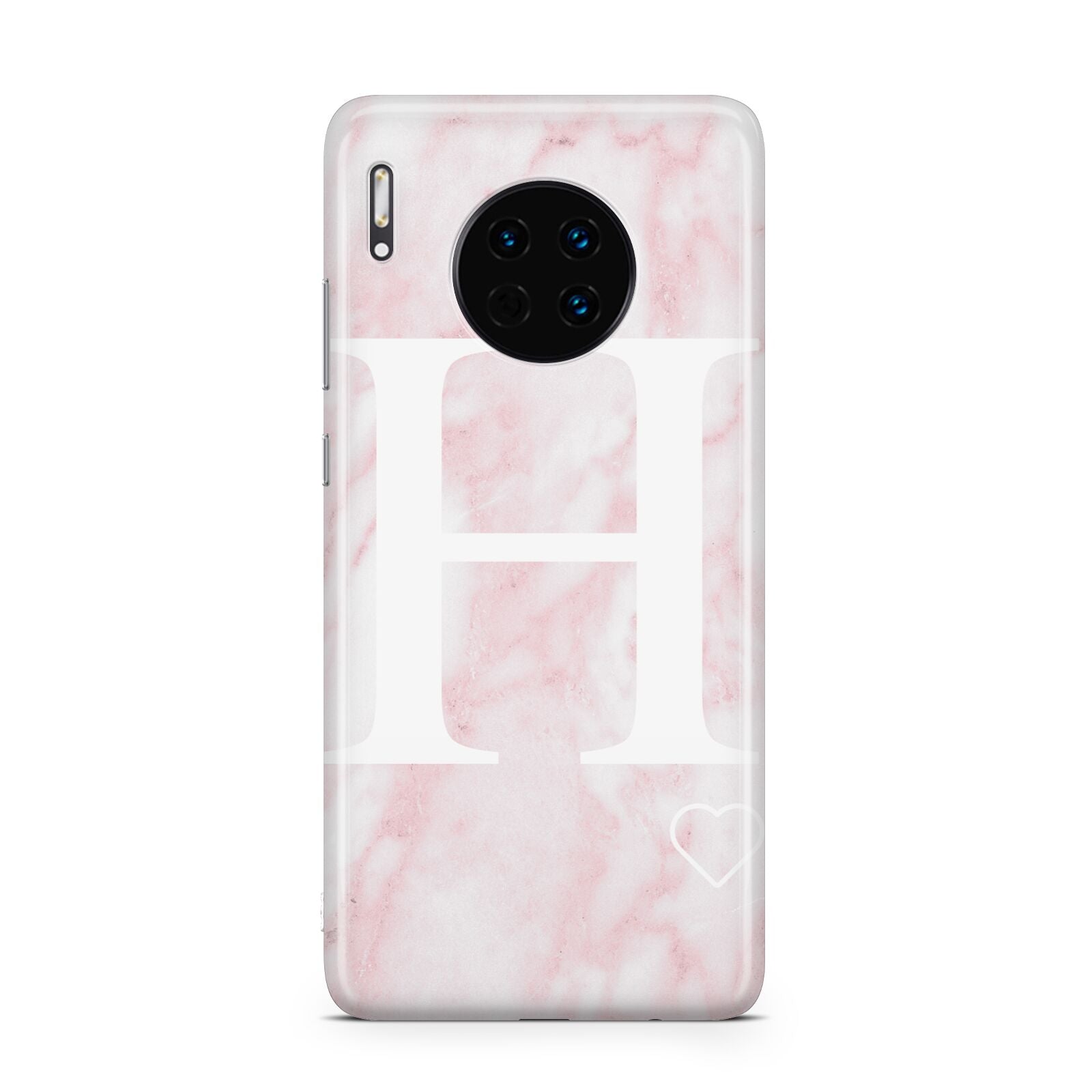 Blush Marble Custom Initial Personalised Huawei Mate 30