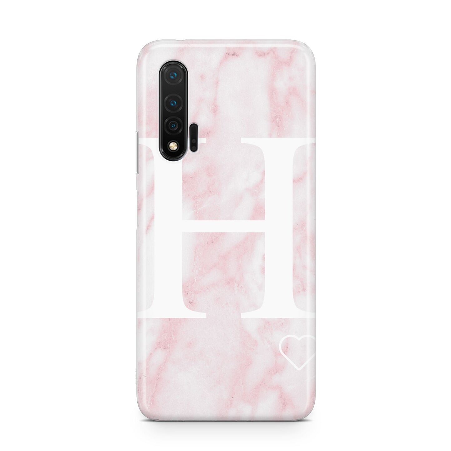 Blush Marble Custom Initial Personalised Huawei Nova 6 Phone Case