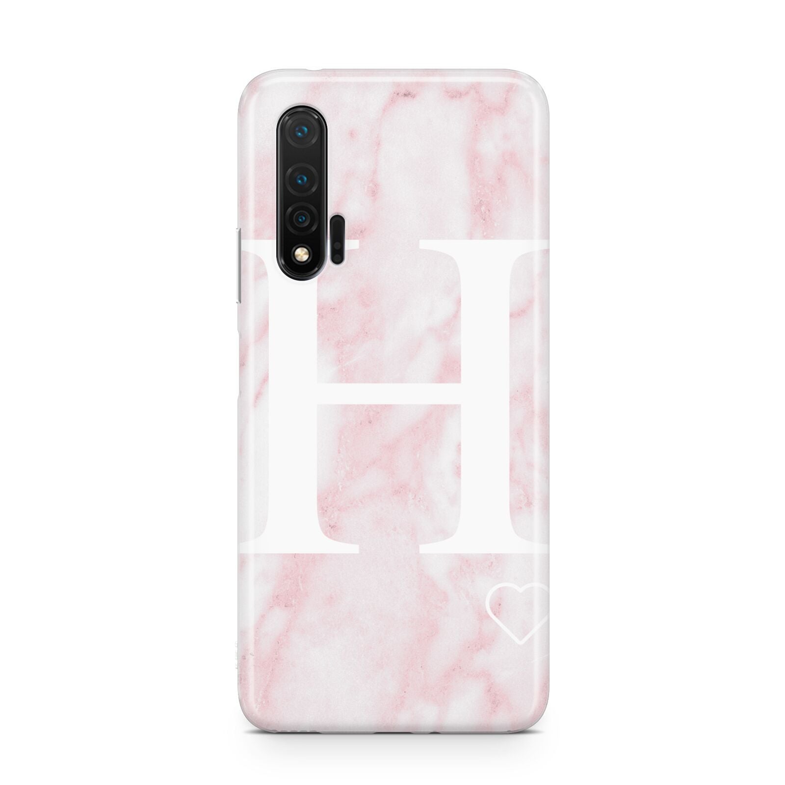 Blush Marble Custom Initial Personalised Huawei Nova 6 Phone Case
