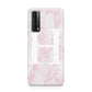 Blush Marble Custom Initial Personalised Huawei P Smart 2021