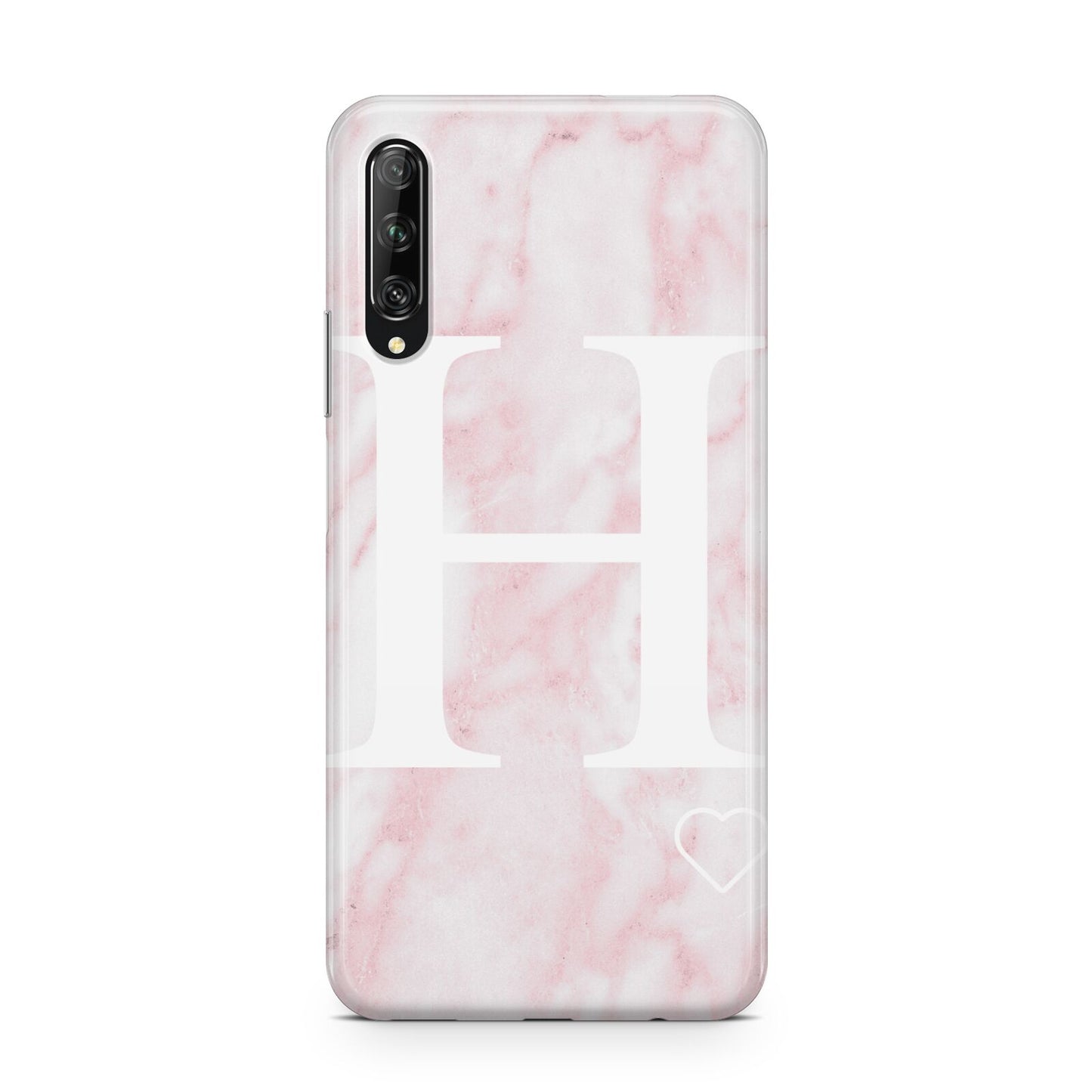 Blush Marble Custom Initial Personalised Huawei P Smart Pro 2019