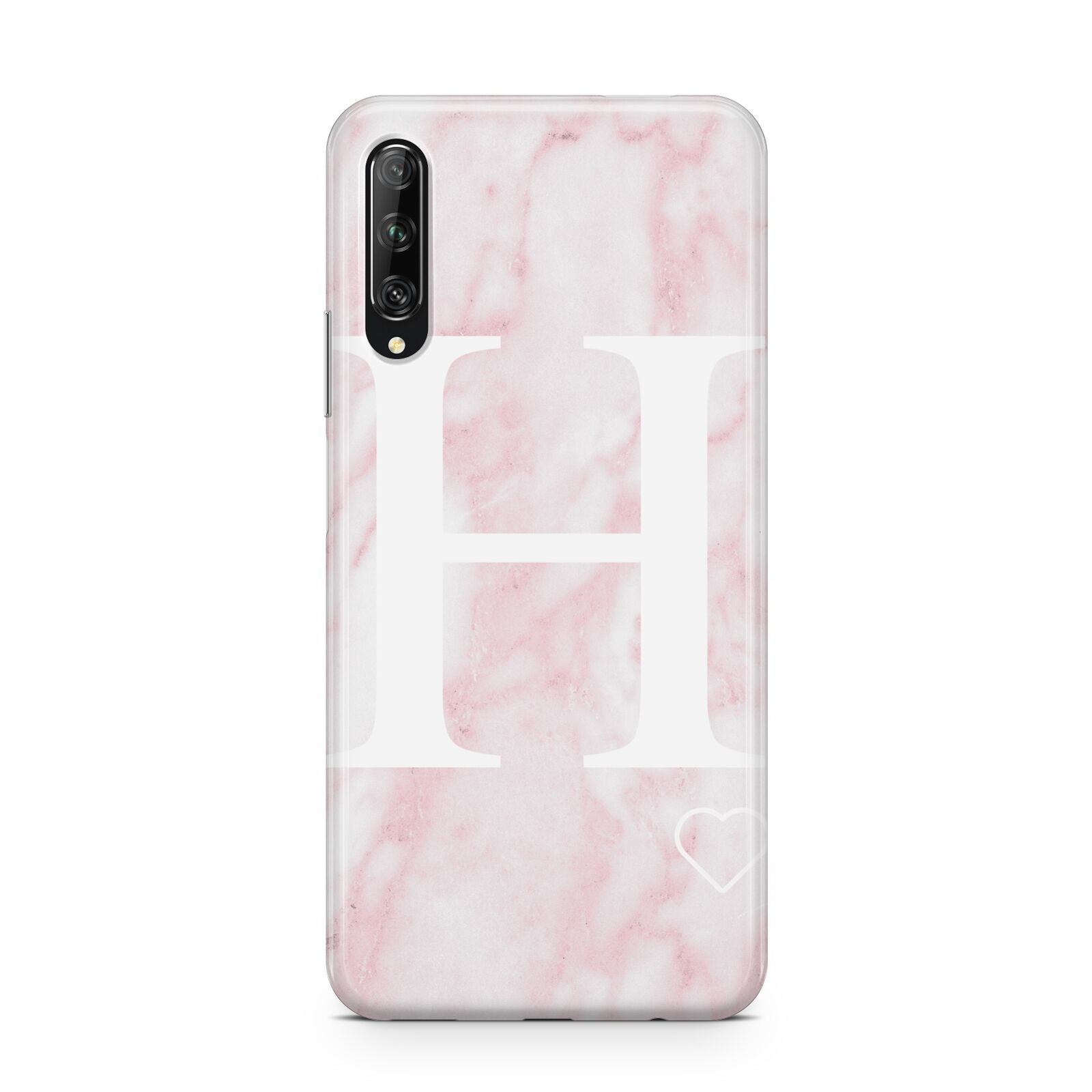 Blush Marble Custom Initial Personalised Huawei P Smart Pro 2019