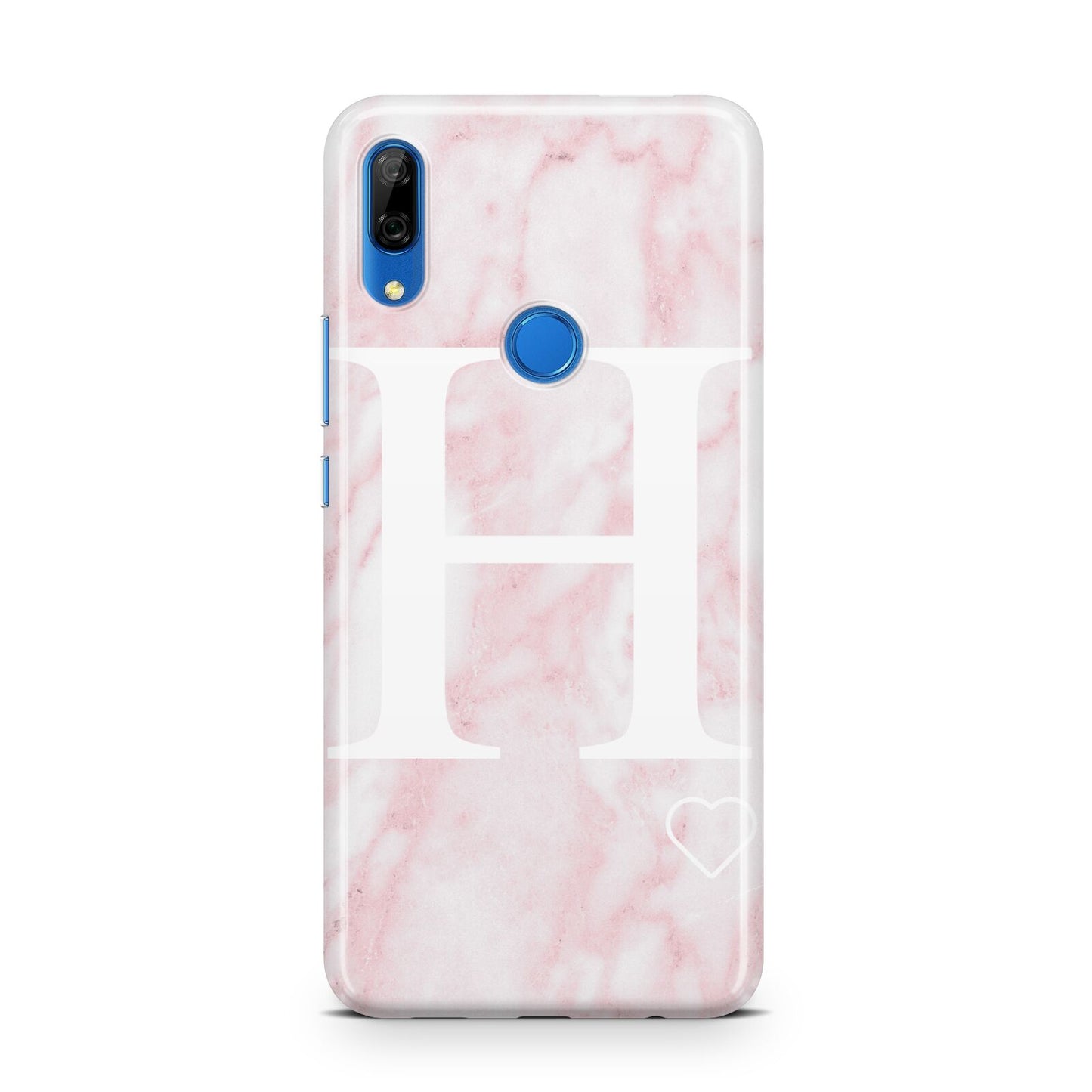 Blush Marble Custom Initial Personalised Huawei P Smart Z