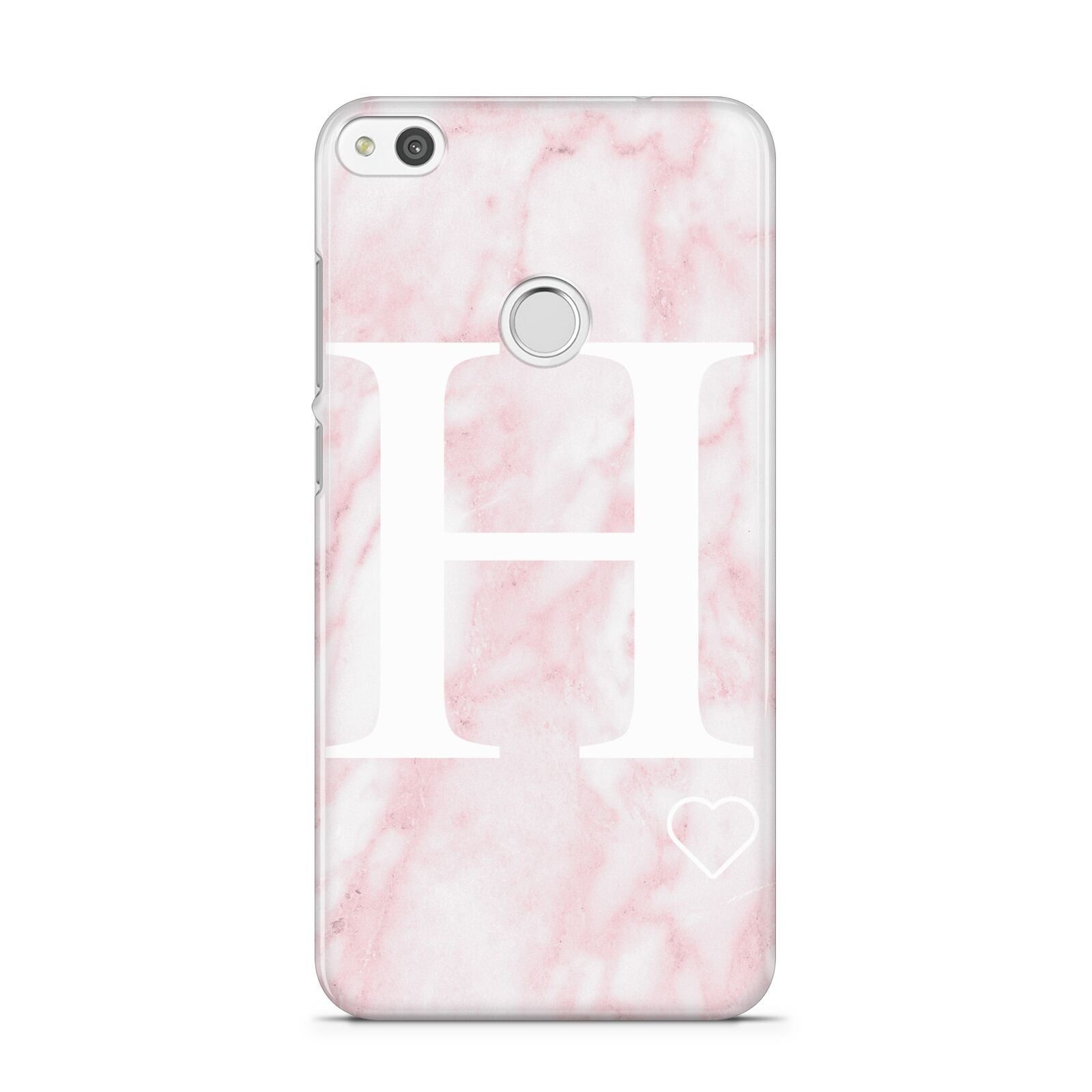 Blush Marble Custom Initial Personalised Huawei P8 Lite Case