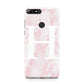 Blush Marble Custom Initial Personalised Huawei Y7 2018