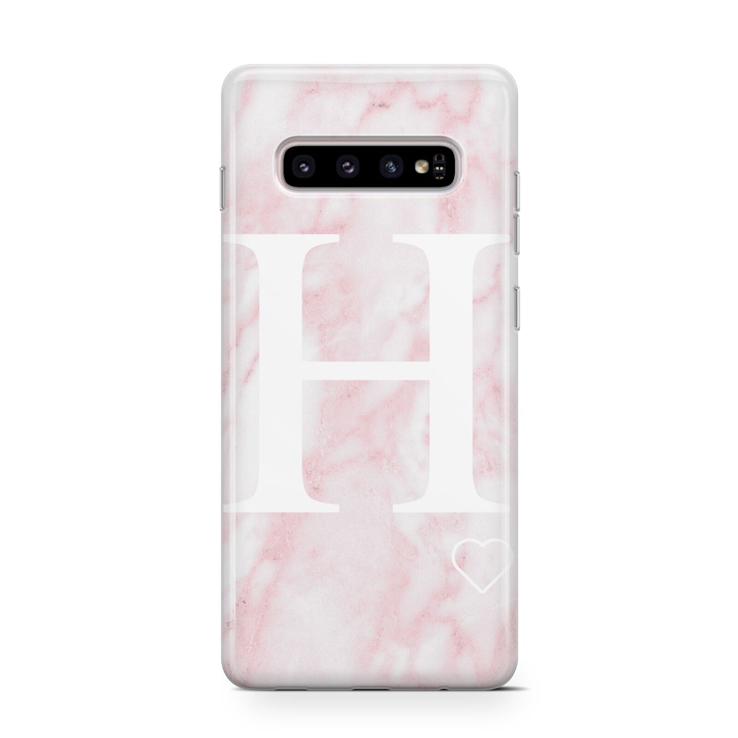 Blush Marble Custom Initial Personalised Protective Samsung Galaxy Case