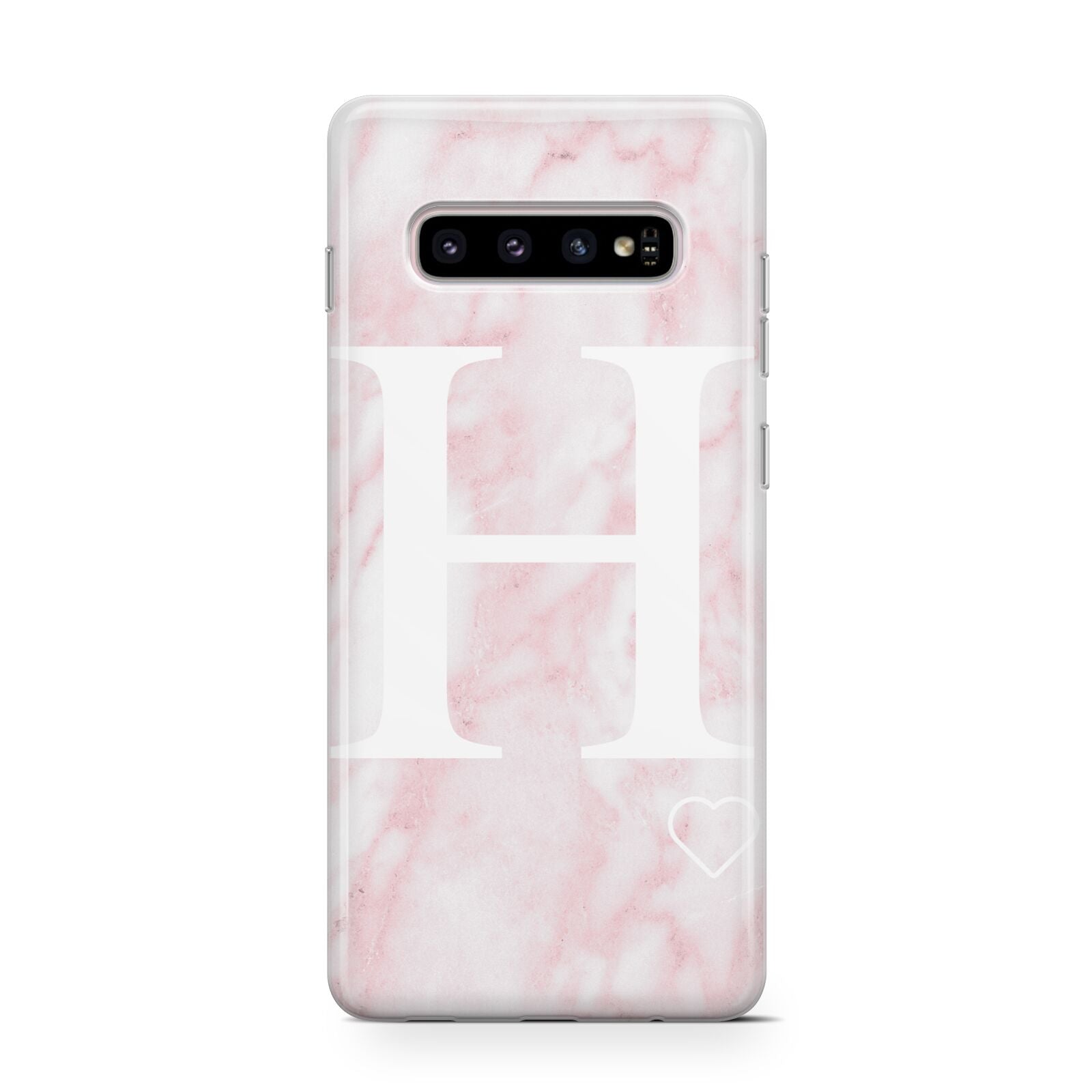 Blush Marble Custom Initial Personalised Protective Samsung Galaxy Case