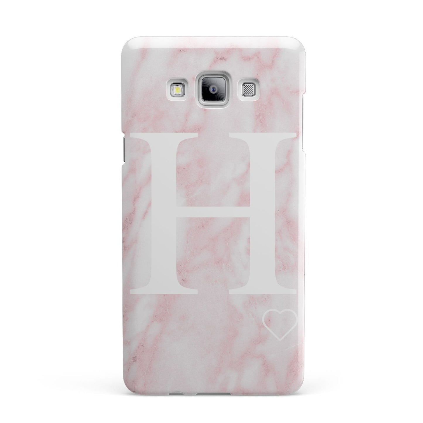 Blush Marble Custom Initial Personalised Samsung Galaxy A7 2015 Case