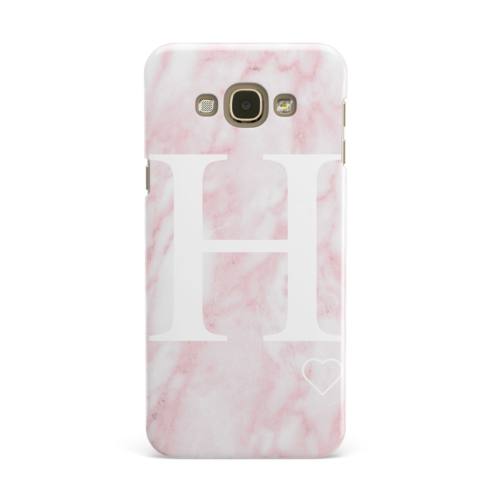 Blush Marble Custom Initial Personalised Samsung Galaxy A8 Case