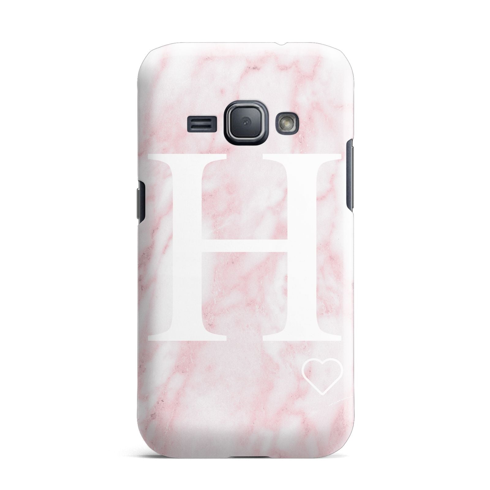 Blush Marble Custom Initial Personalised Samsung Galaxy J1 2016 Case