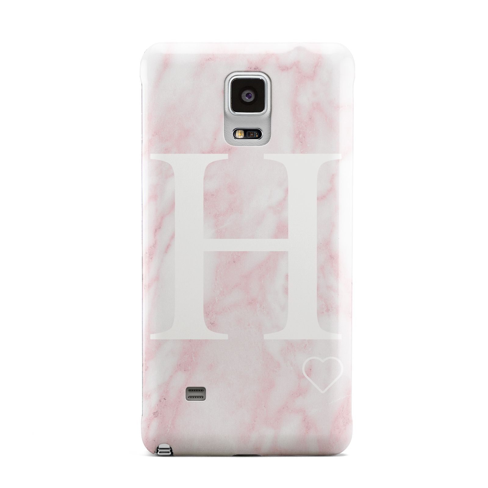 Blush Marble Custom Initial Personalised Samsung Galaxy Note 4 Case