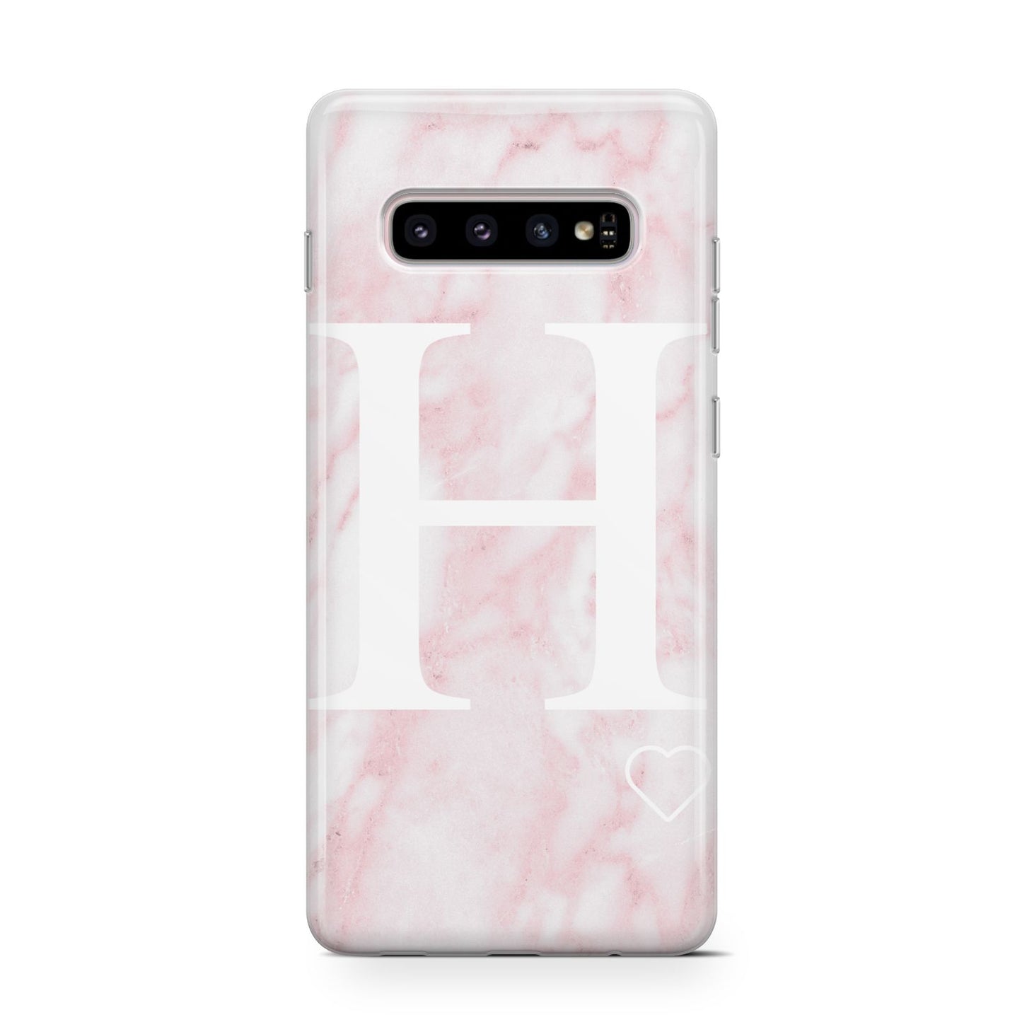 Blush Marble Custom Initial Personalised Samsung Galaxy S10 Case