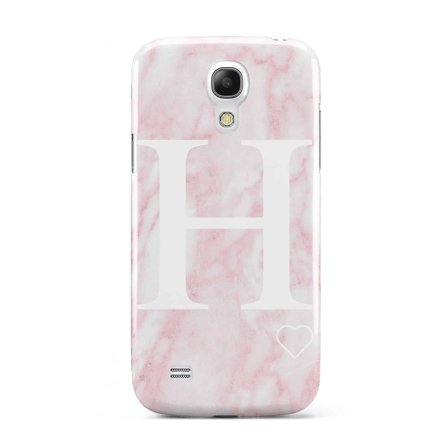 Blush Marble Custom Initial Personalised Samsung Galaxy S4 Mini Case