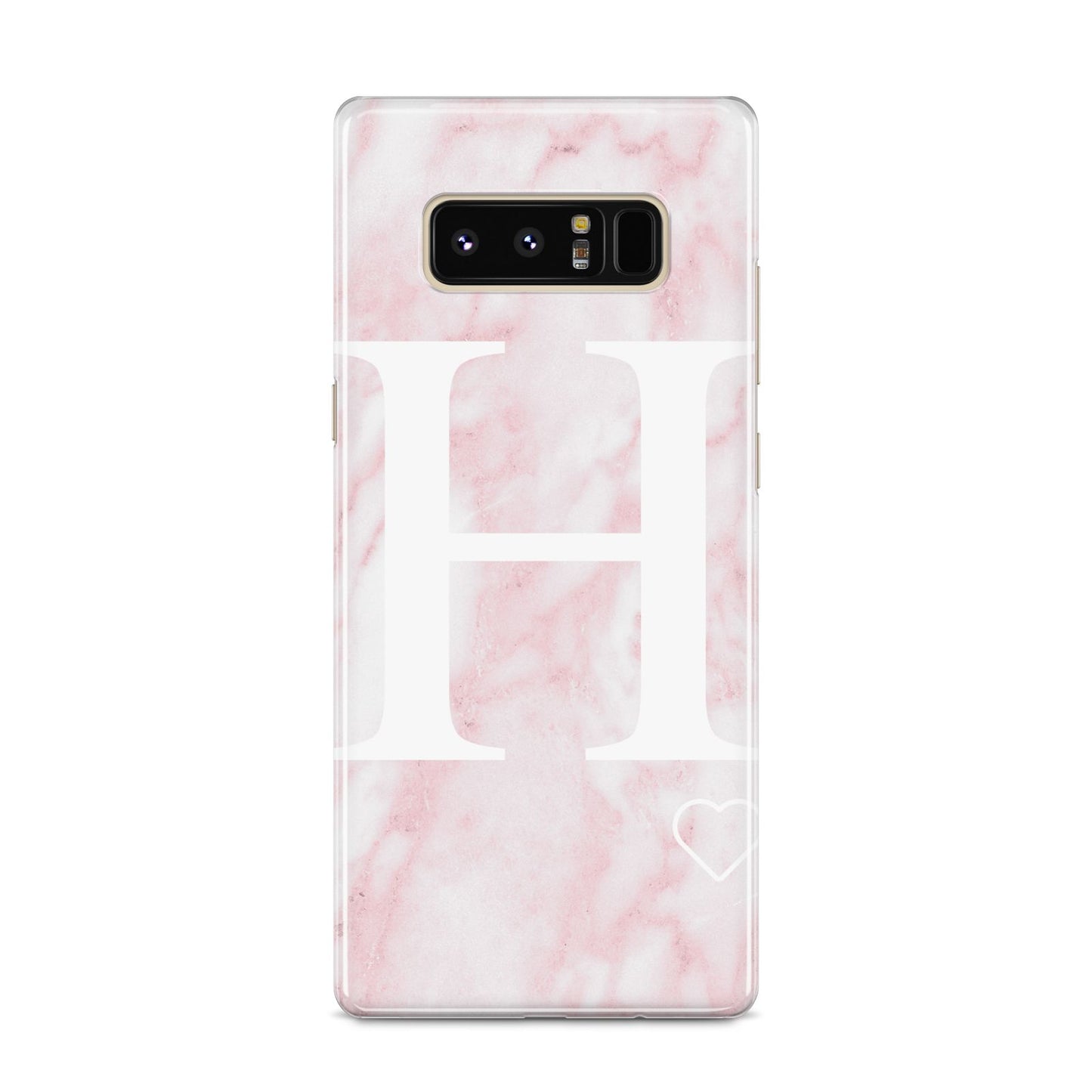 Blush Marble Custom Initial Personalised Samsung Galaxy S8 Case