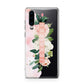 Blush Pink Personalised Name Floral Huawei P30 Phone Case