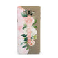 Blush Pink Personalised Name Floral Samsung Galaxy A8 Case