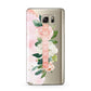 Blush Pink Personalised Name Floral Samsung Galaxy Note 5 Case
