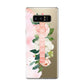 Blush Pink Personalised Name Floral Samsung Galaxy Note 8 Case