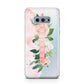 Blush Pink Personalised Name Floral Samsung Galaxy S10E Case