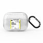 Boarding Pass AirPods Pro Glitter Case
