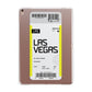 Boarding Pass Apple iPad Rose Gold Case