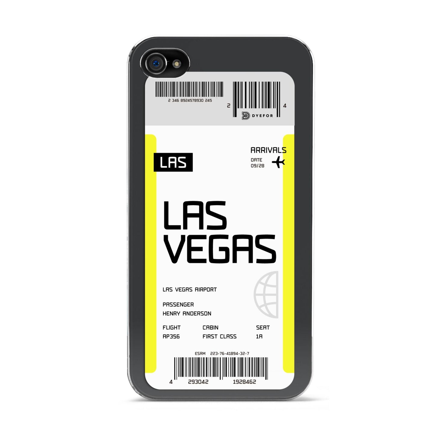 Boarding Pass Apple iPhone 4s Case