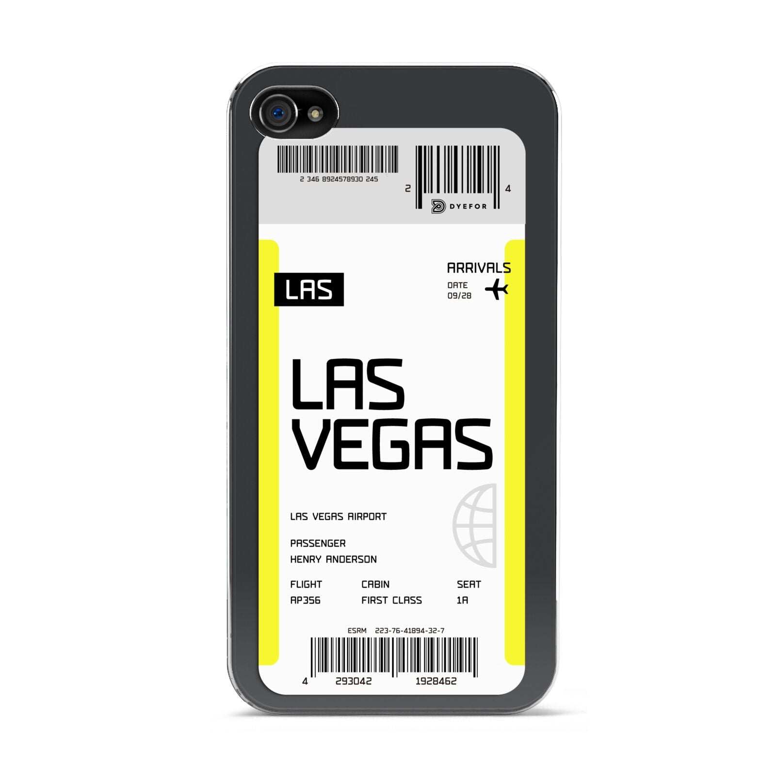 Boarding Pass Apple iPhone 4s Case