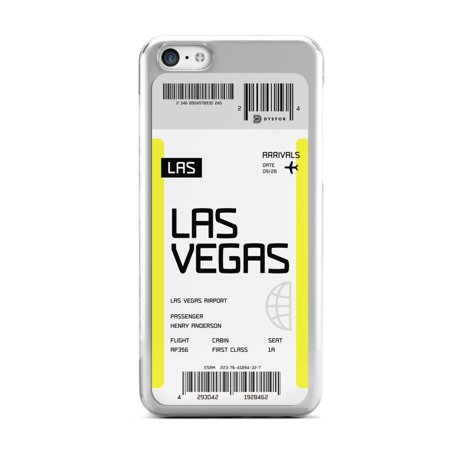Boarding Pass Apple iPhone 5c Case