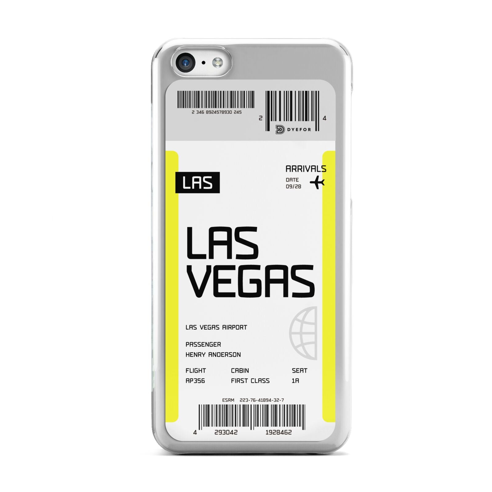 Boarding Pass Apple iPhone 5c Case