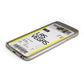Boarding Pass Protective Samsung Galaxy Case Angled Image