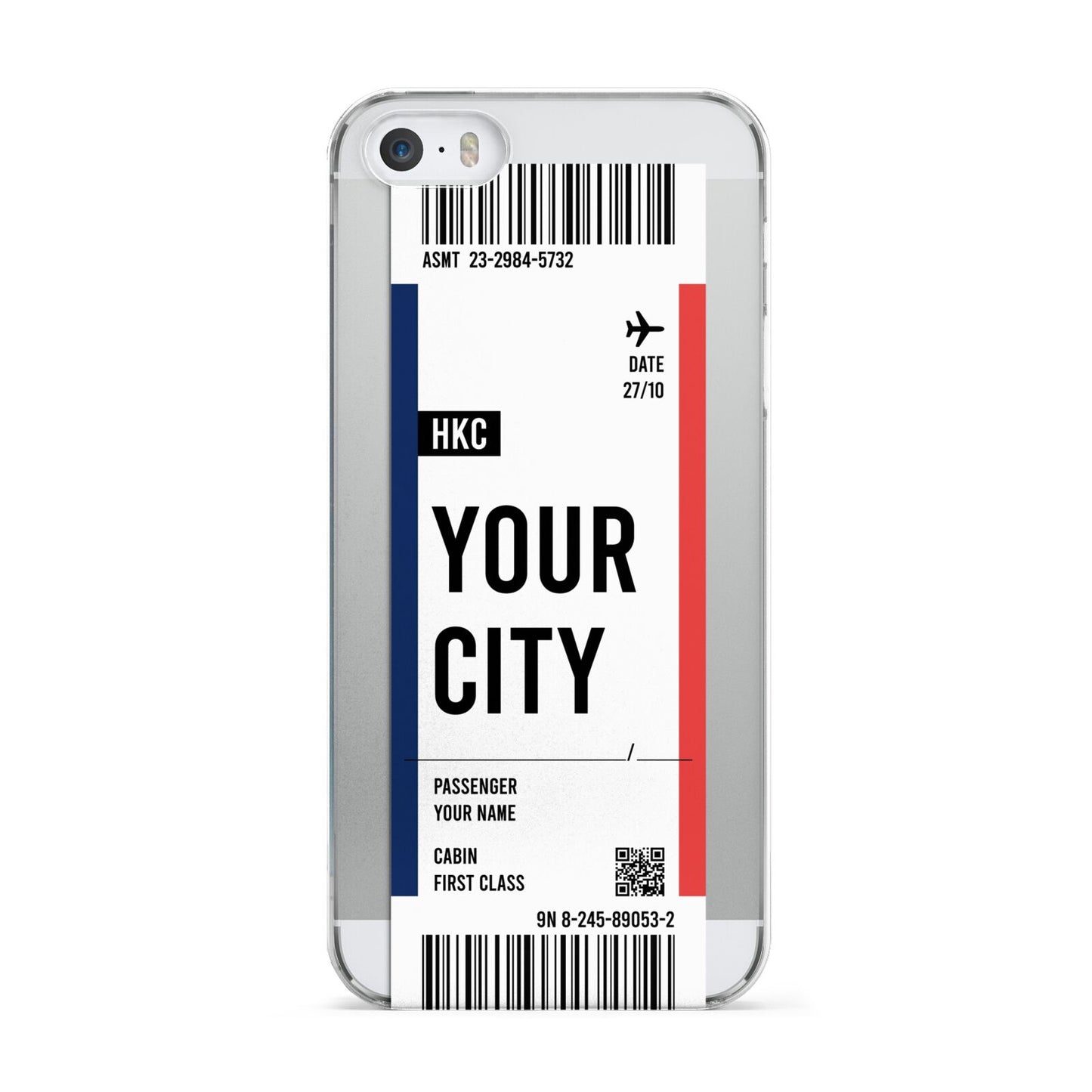 Boarding Pass Ticket Apple iPhone 5 Case