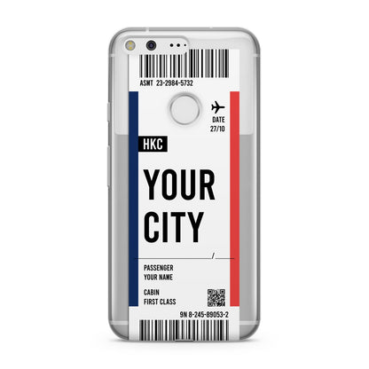 Boarding Pass Ticket Google Pixel Case
