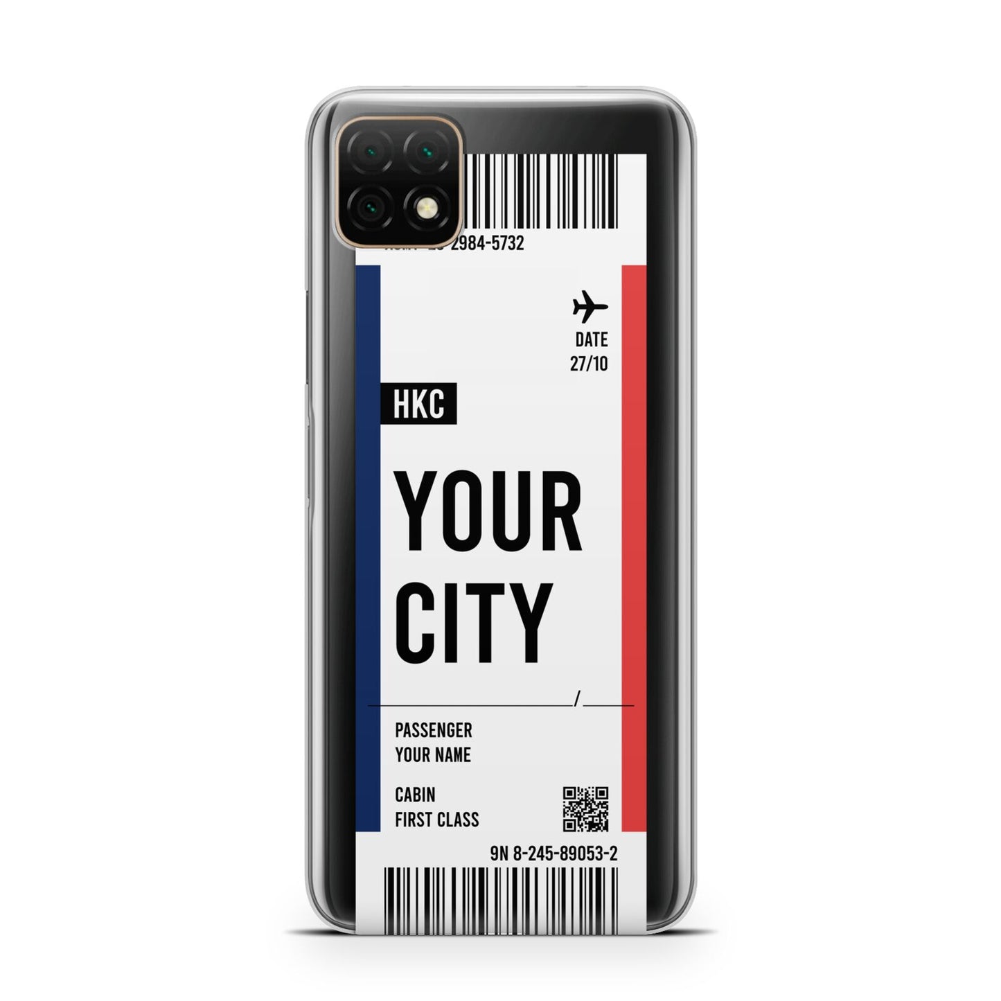 Boarding Pass Ticket Huawei Enjoy 20 Phone Case