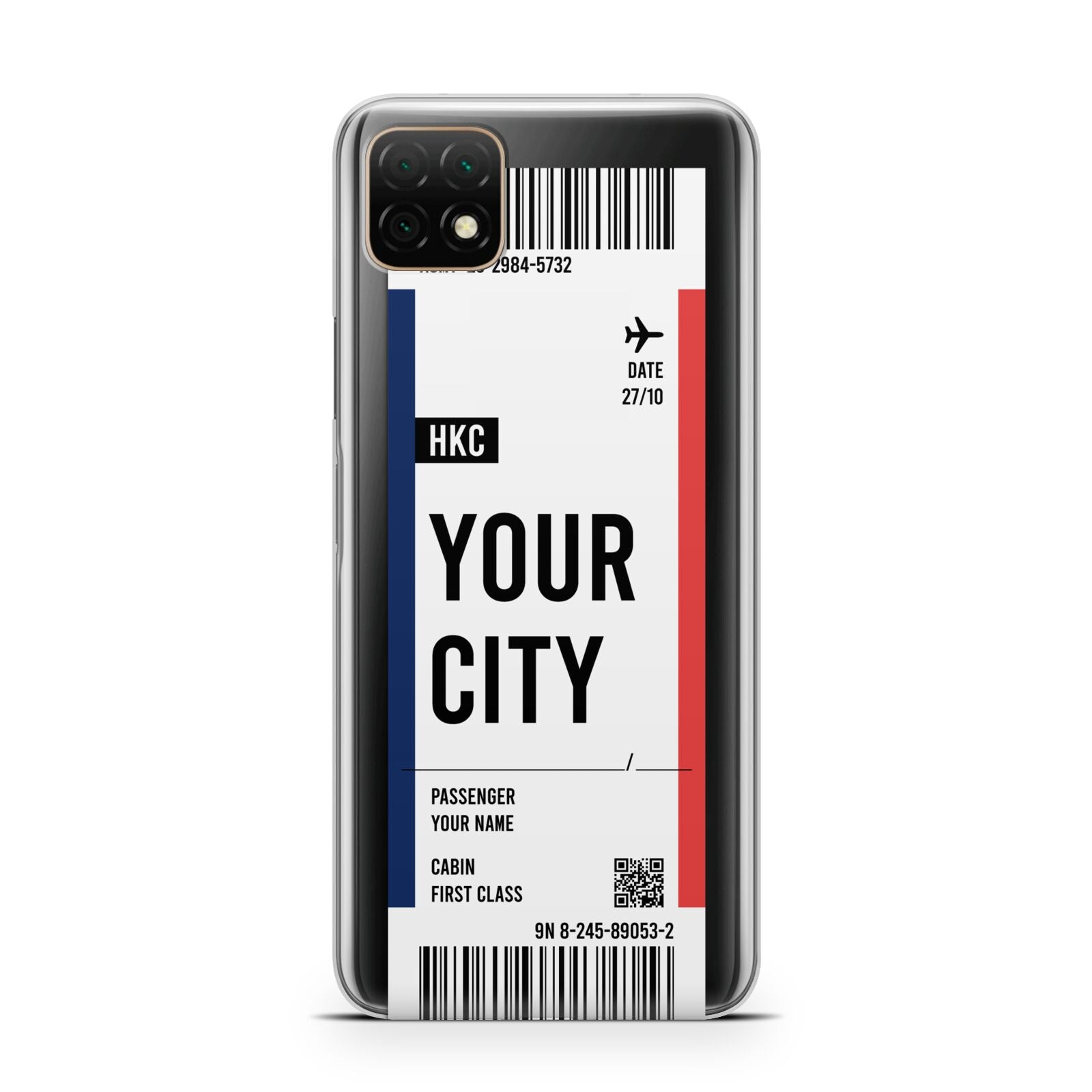 Boarding Pass Ticket Huawei Enjoy 20 Phone Case