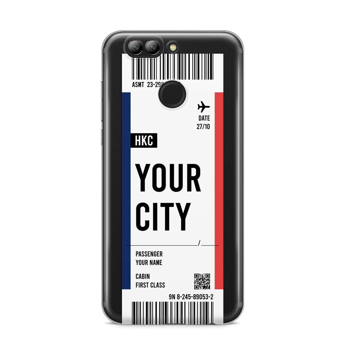 Boarding Pass Ticket Huawei Nova 2s Phone Case