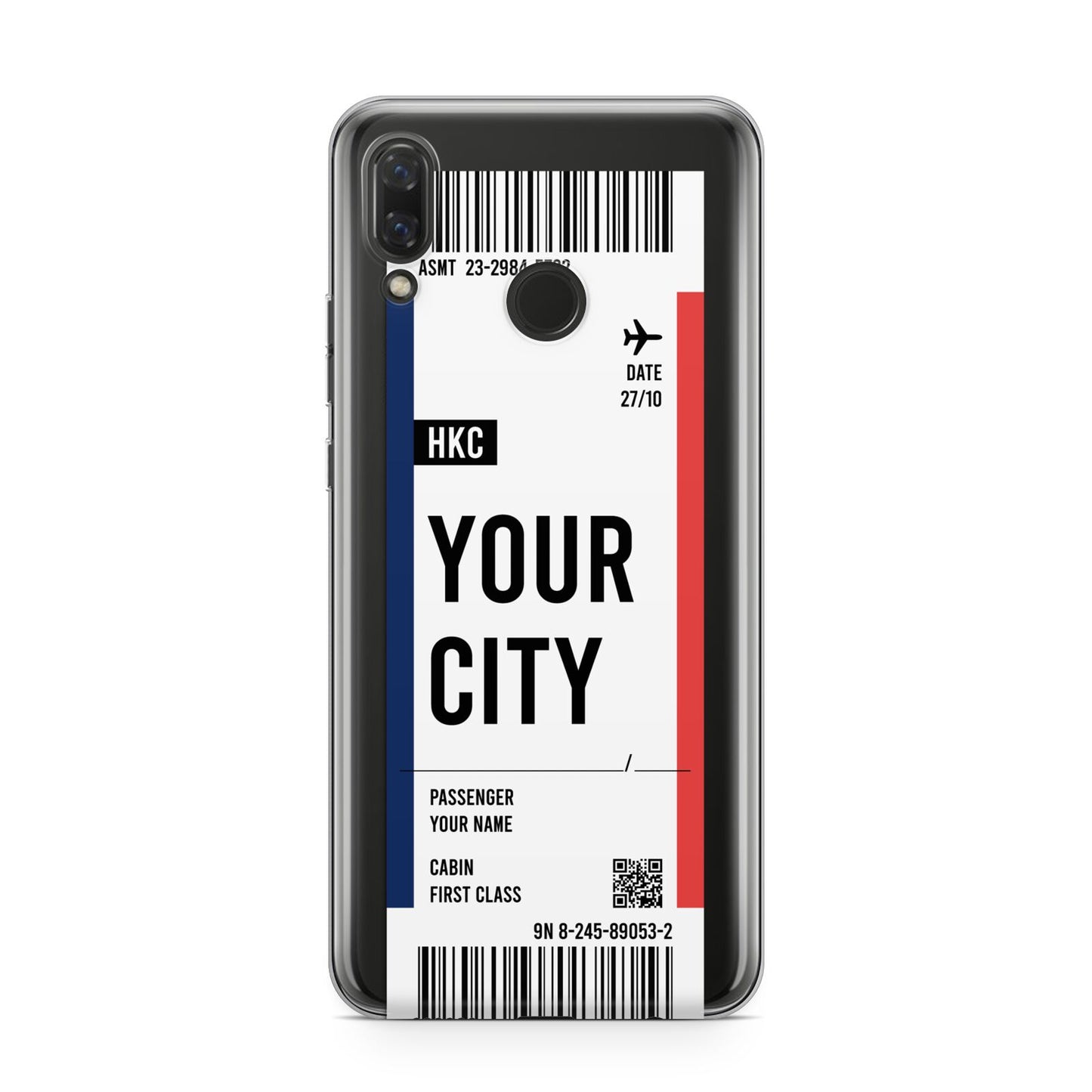 Boarding Pass Ticket Huawei Nova 3 Phone Case