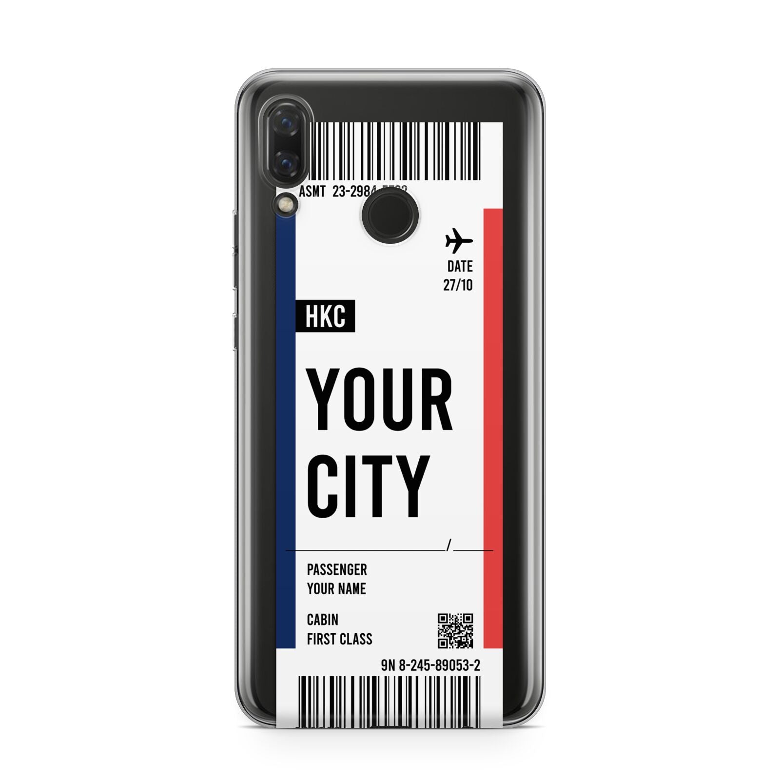 Boarding Pass Ticket Huawei Nova 3 Phone Case