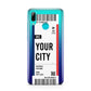 Boarding Pass Ticket Huawei P Smart 2019 Case