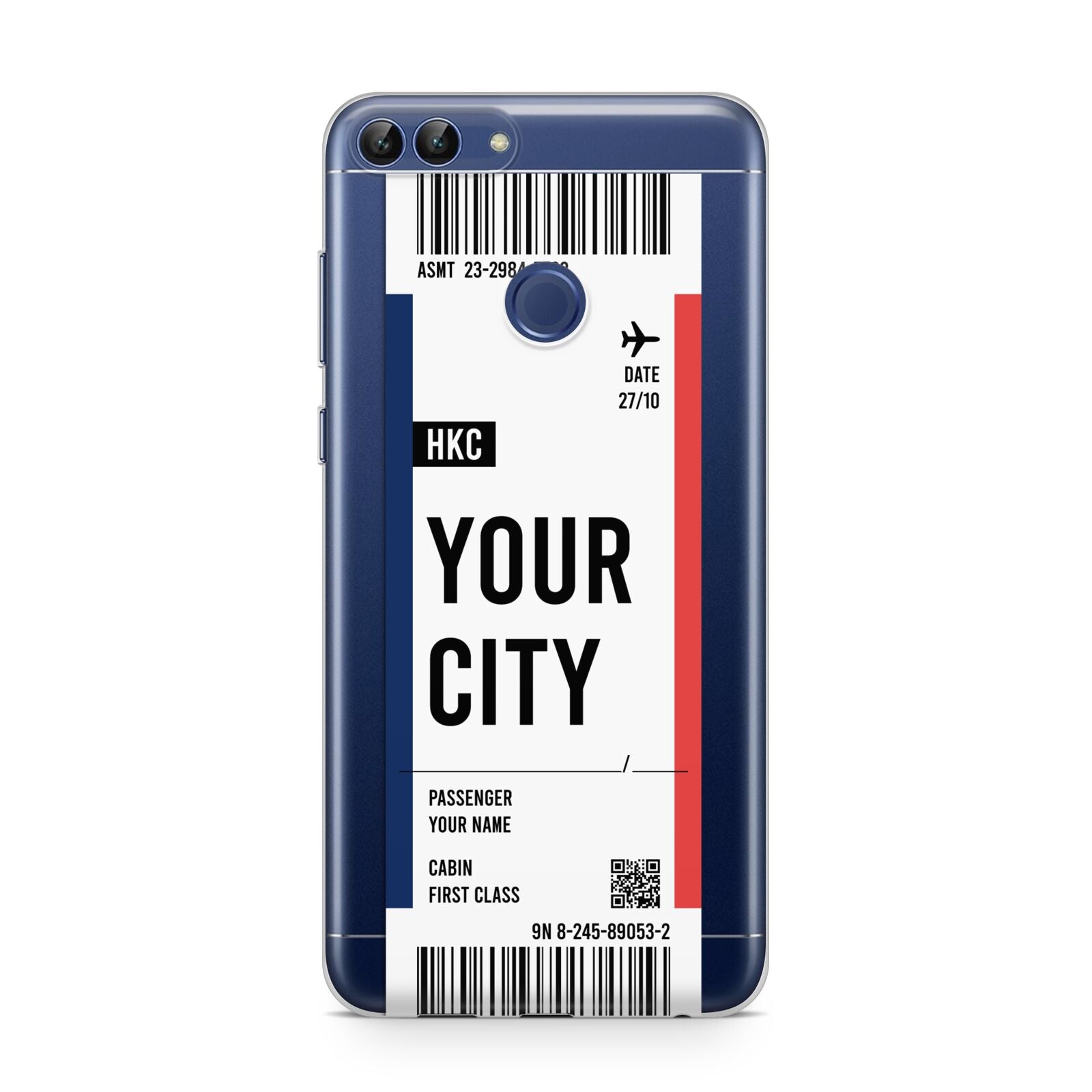 Boarding Pass Ticket Huawei P Smart Case