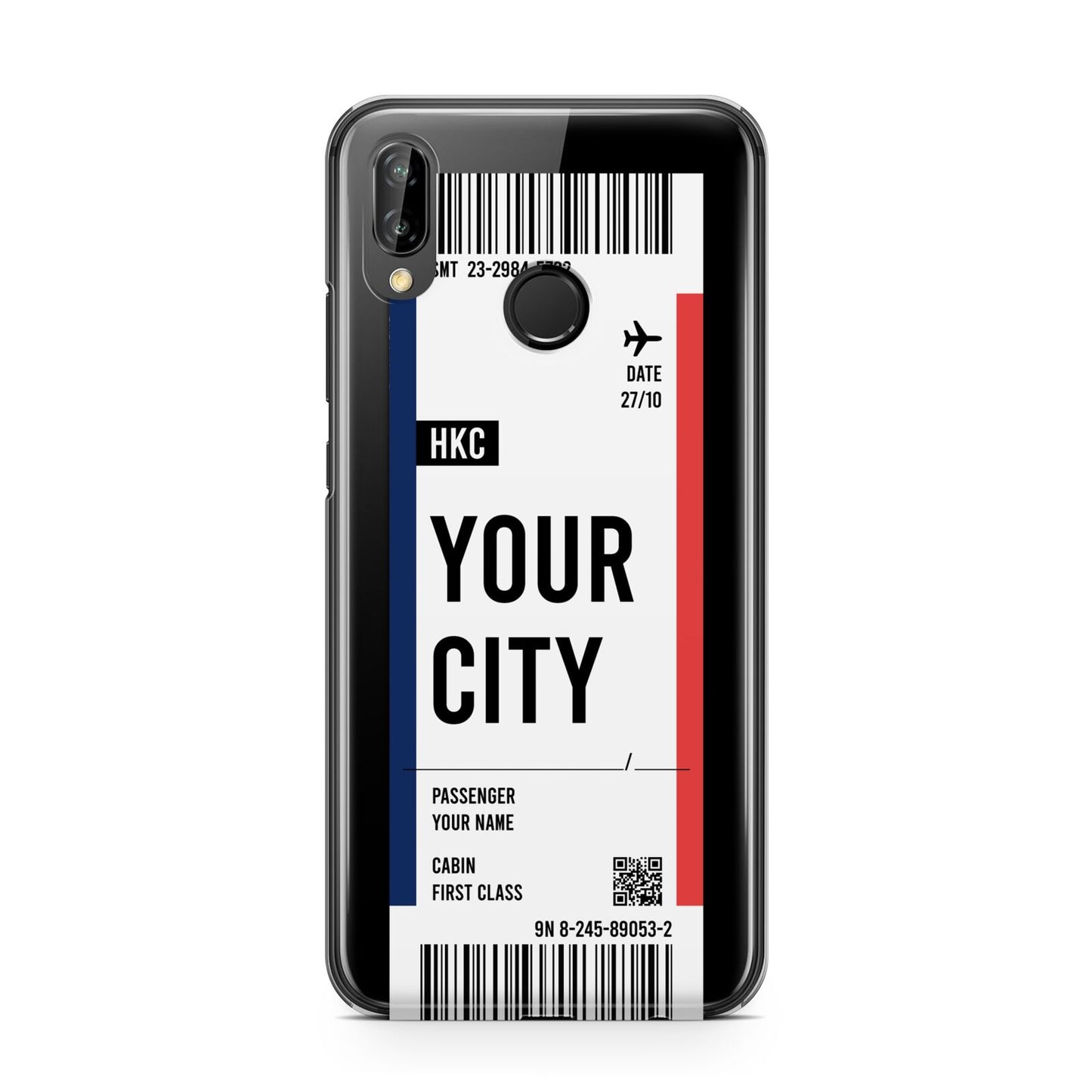 Boarding Pass Ticket Huawei P20 Lite Phone Case