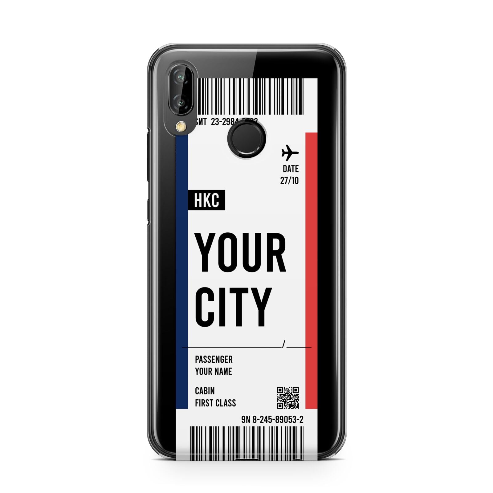 Boarding Pass Ticket Huawei P20 Lite Phone Case