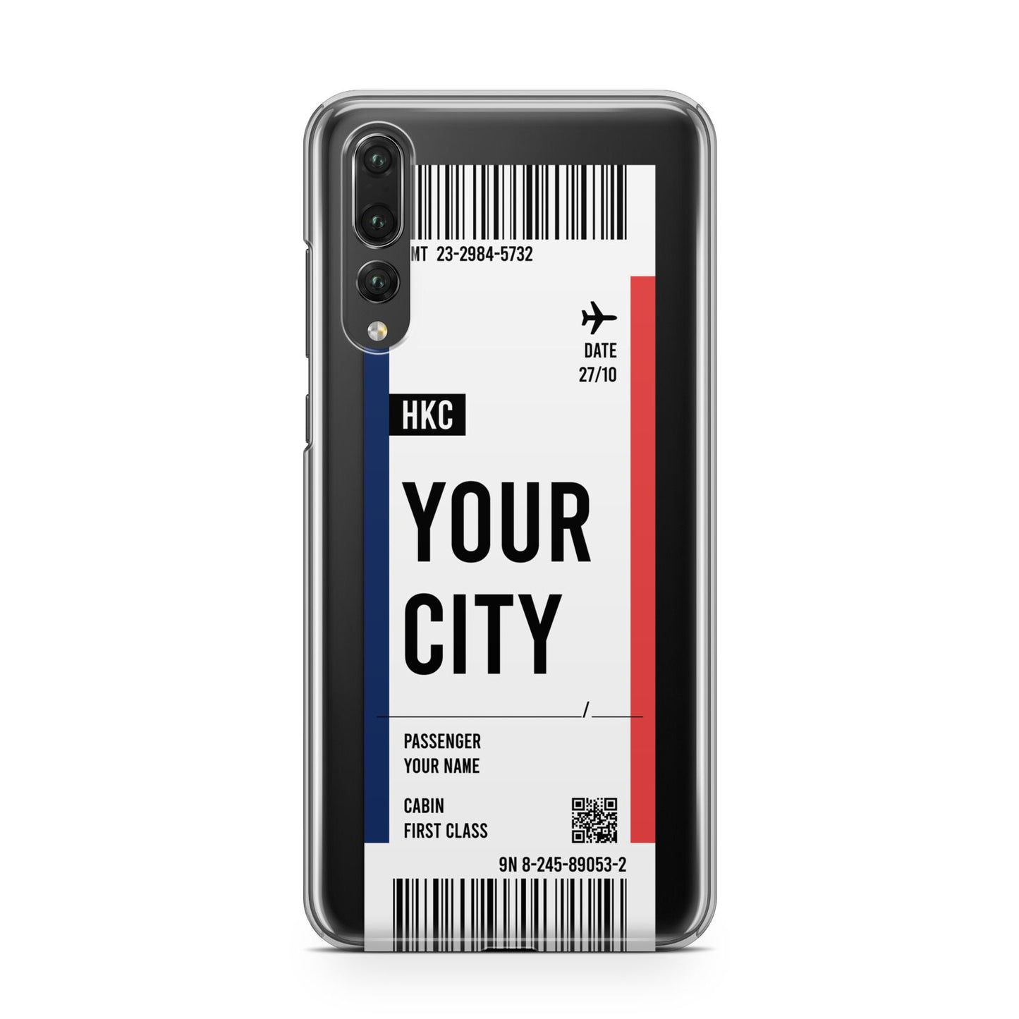 Boarding Pass Ticket Huawei P20 Pro Phone Case