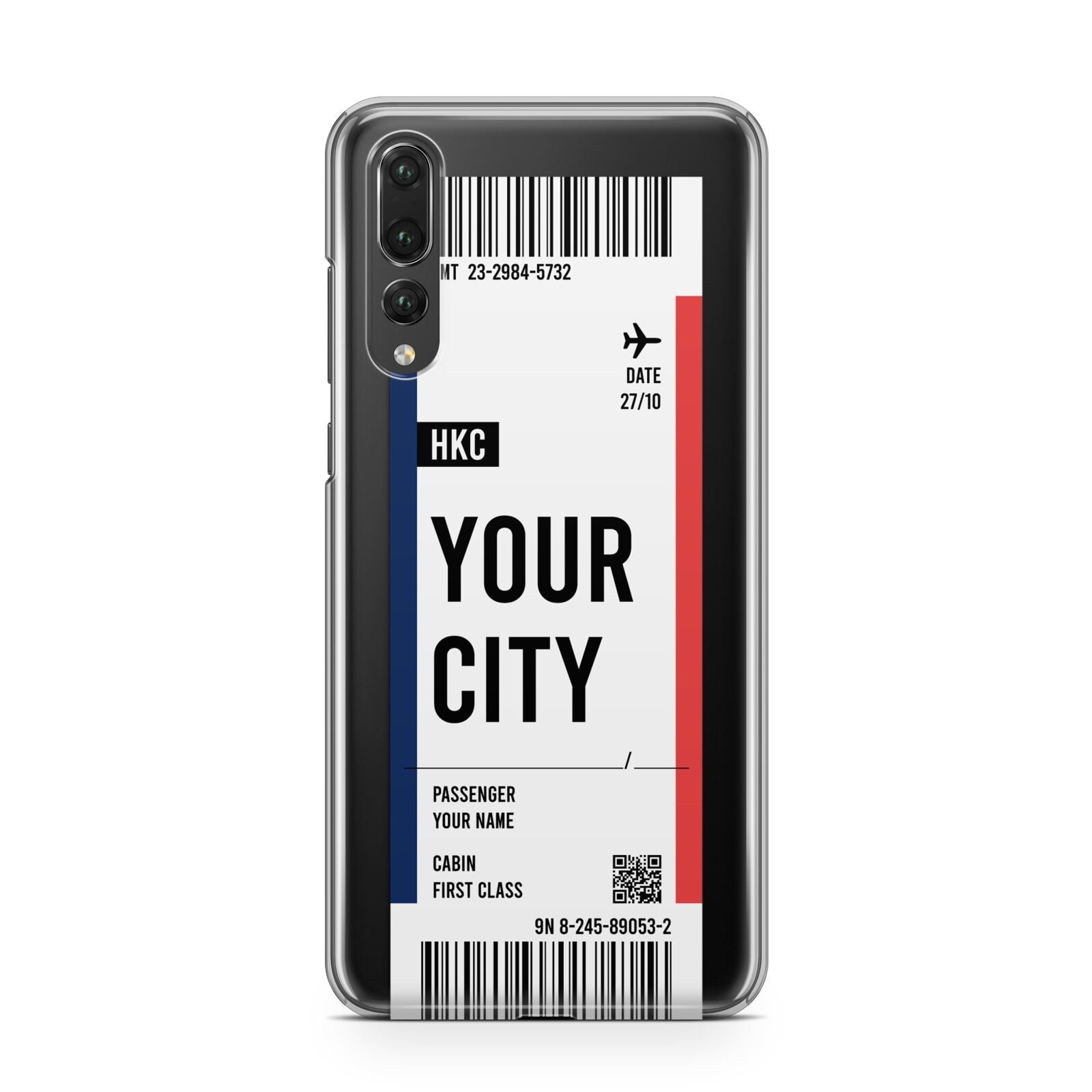 Boarding Pass Ticket Huawei P20 Pro Phone Case