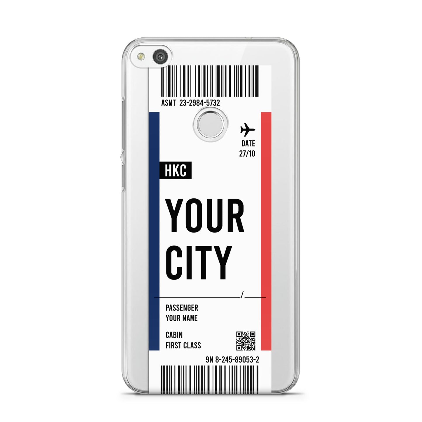 Boarding Pass Ticket Huawei P8 Lite Case