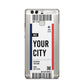 Boarding Pass Ticket Huawei P9 Case